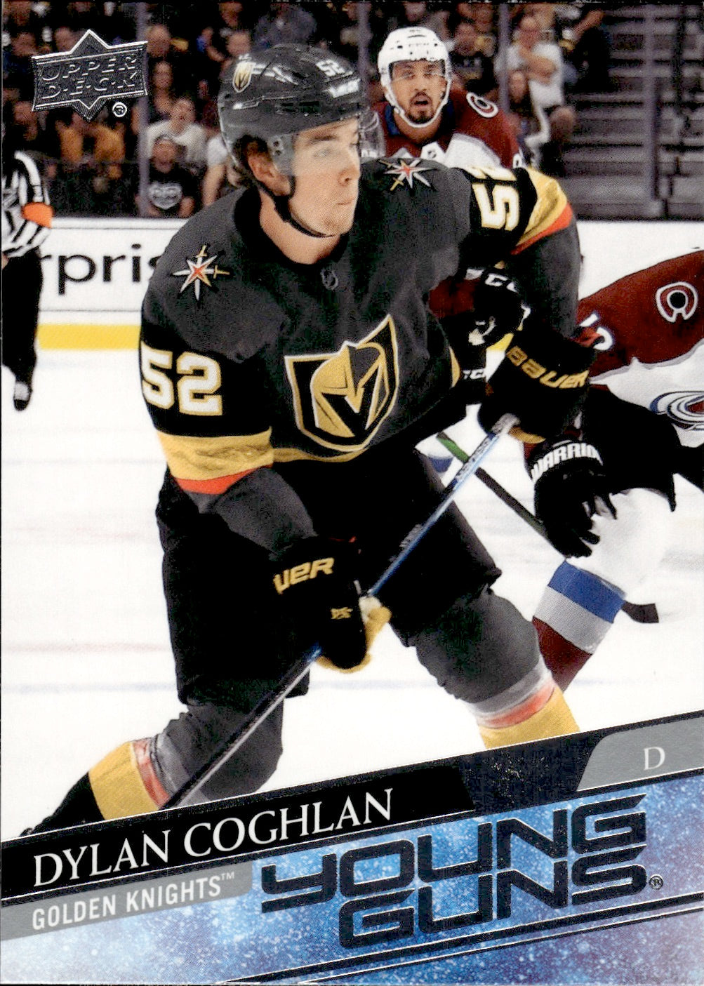 2020-21 Upper Deck Series 1 Hockey - Base - Young Guns #214 Dylan Coghlan - Vegas Golden Knights