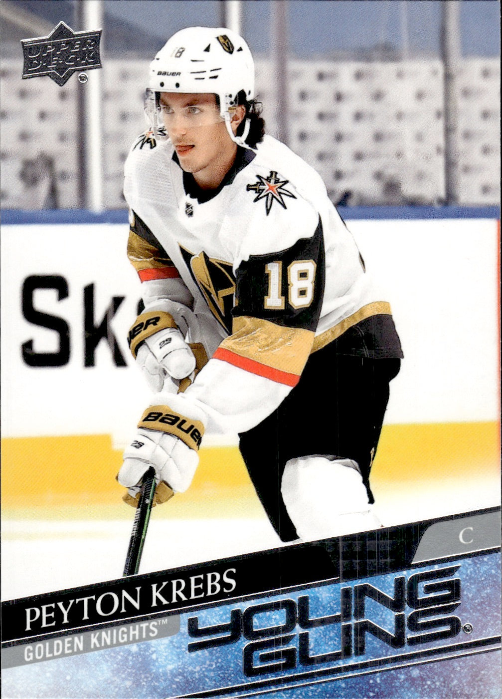 2020-21 Upper Deck Series 1 Hockey Young Guns #239 Peyton Krebs - Vegas Golden Knights