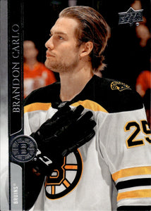 2020-21 Upper Deck Series 1 Hockey - Base #14 Brandon Carlo - Boston Bruins