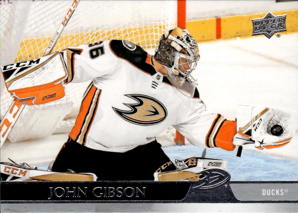 2020-21 Upper Deck Series 1 Hockey #1 John Gibson - Anaheim Ducks