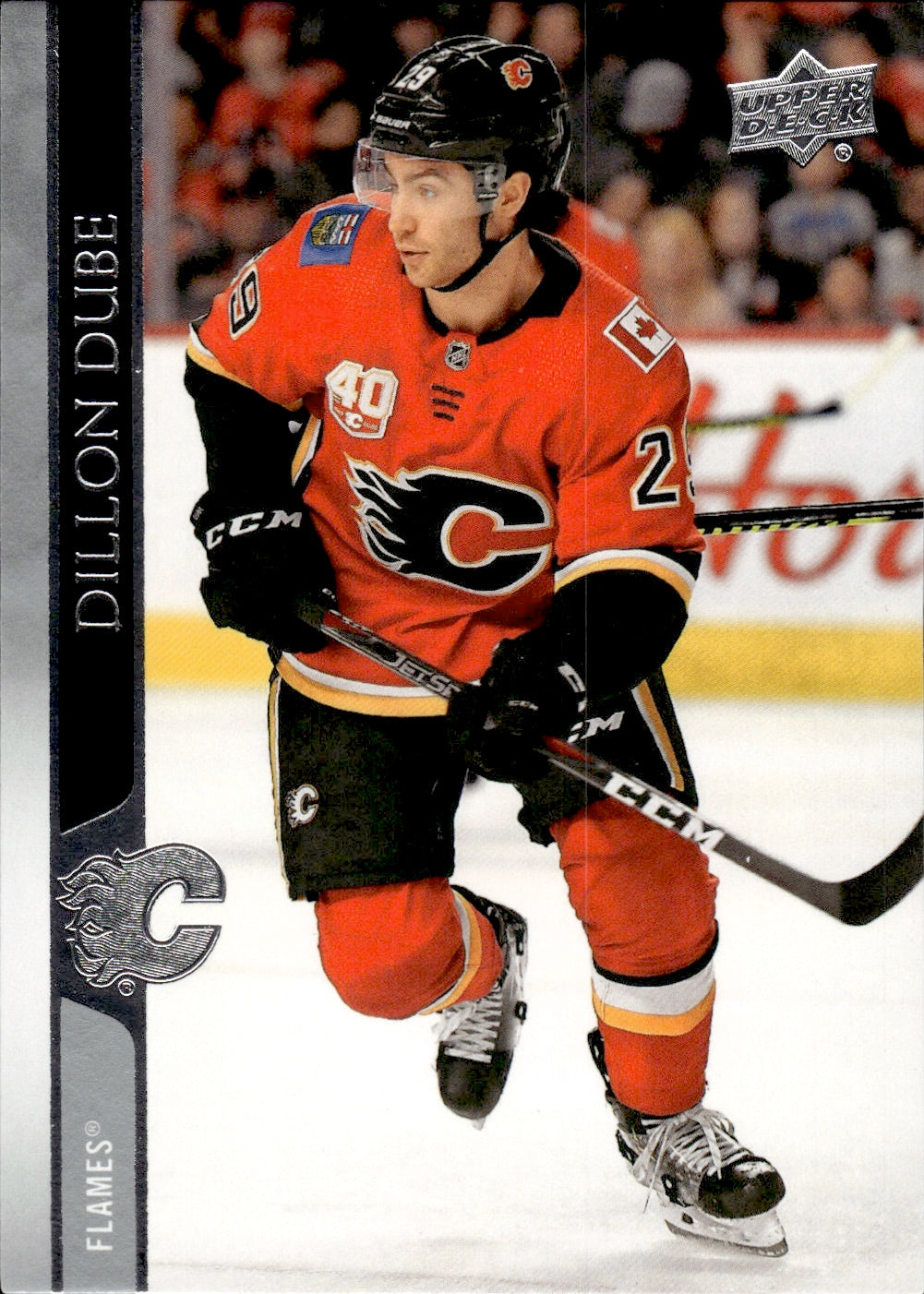 2020-21 Upper Deck Series 1 Hockey - Base #27 Dillon Dube - Calgary Flames