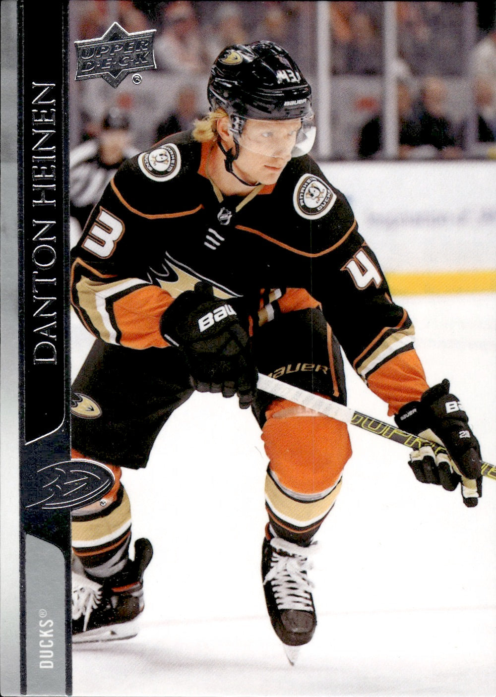 2020-21 Upper Deck Series 1 Hockey #2 Danton Heinen - Anaheim Ducks