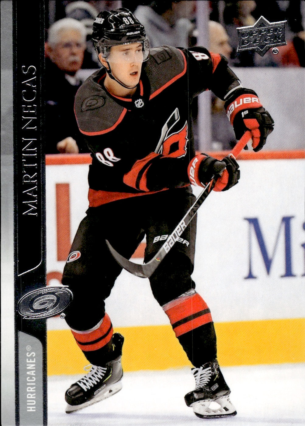 2020-21 Upper Deck Series 1 Hockey #34 Martin Necas - Carolina Hurricanes