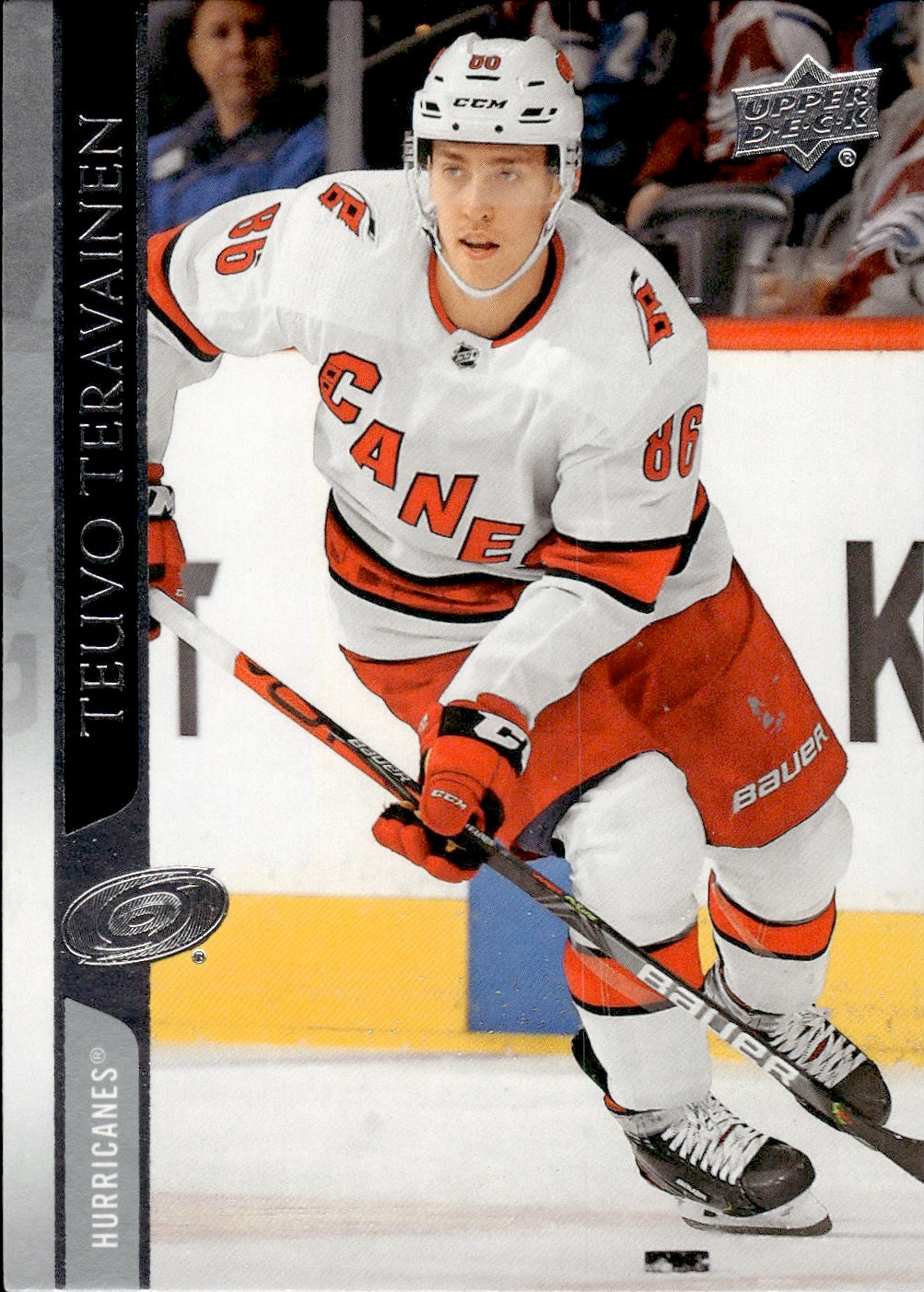 2020-21 Upper Deck Series 1 Hockey #37 Teuvo Teravainen - Carolina Hurricanes