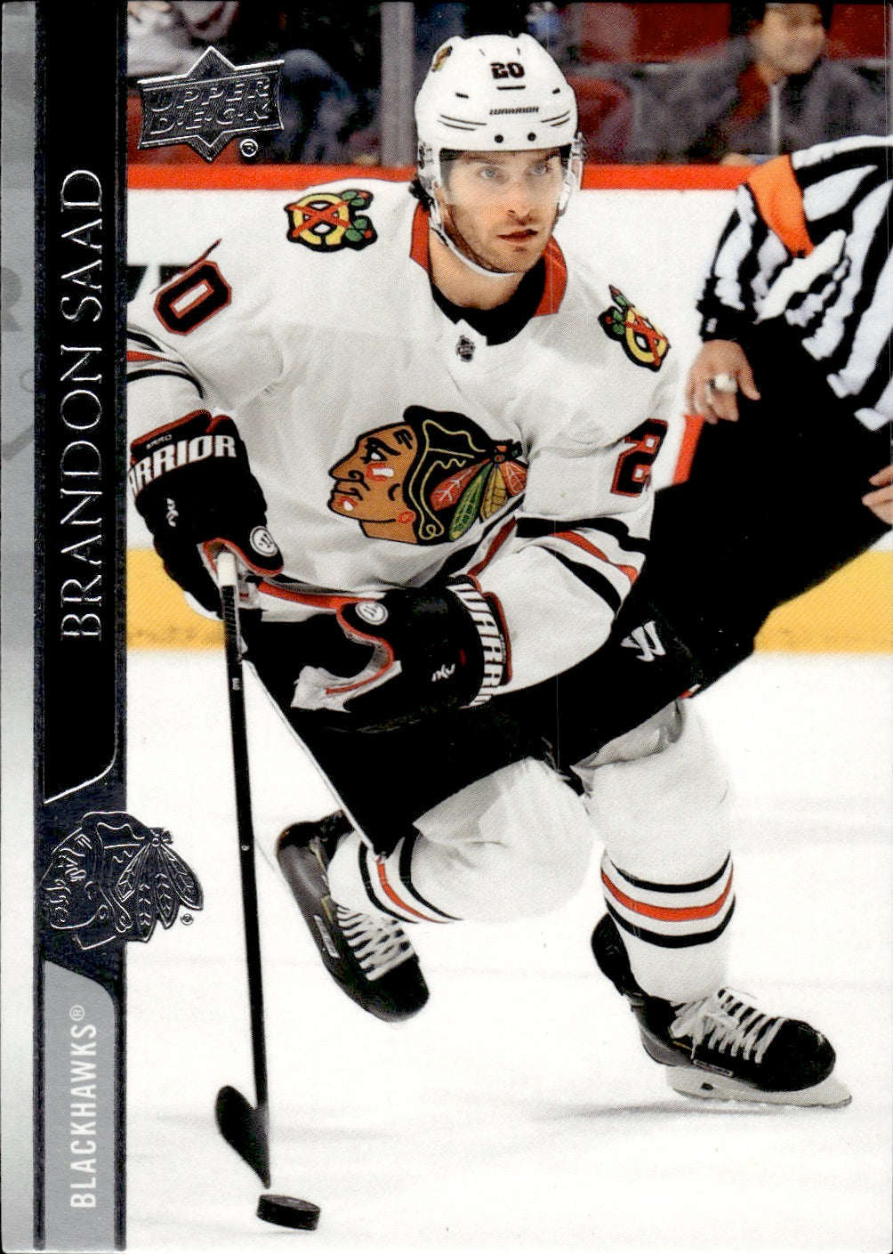 2020-21 Upper Deck Series 1 Hockey #42 Brandon Saad - Chicago Blackhawks