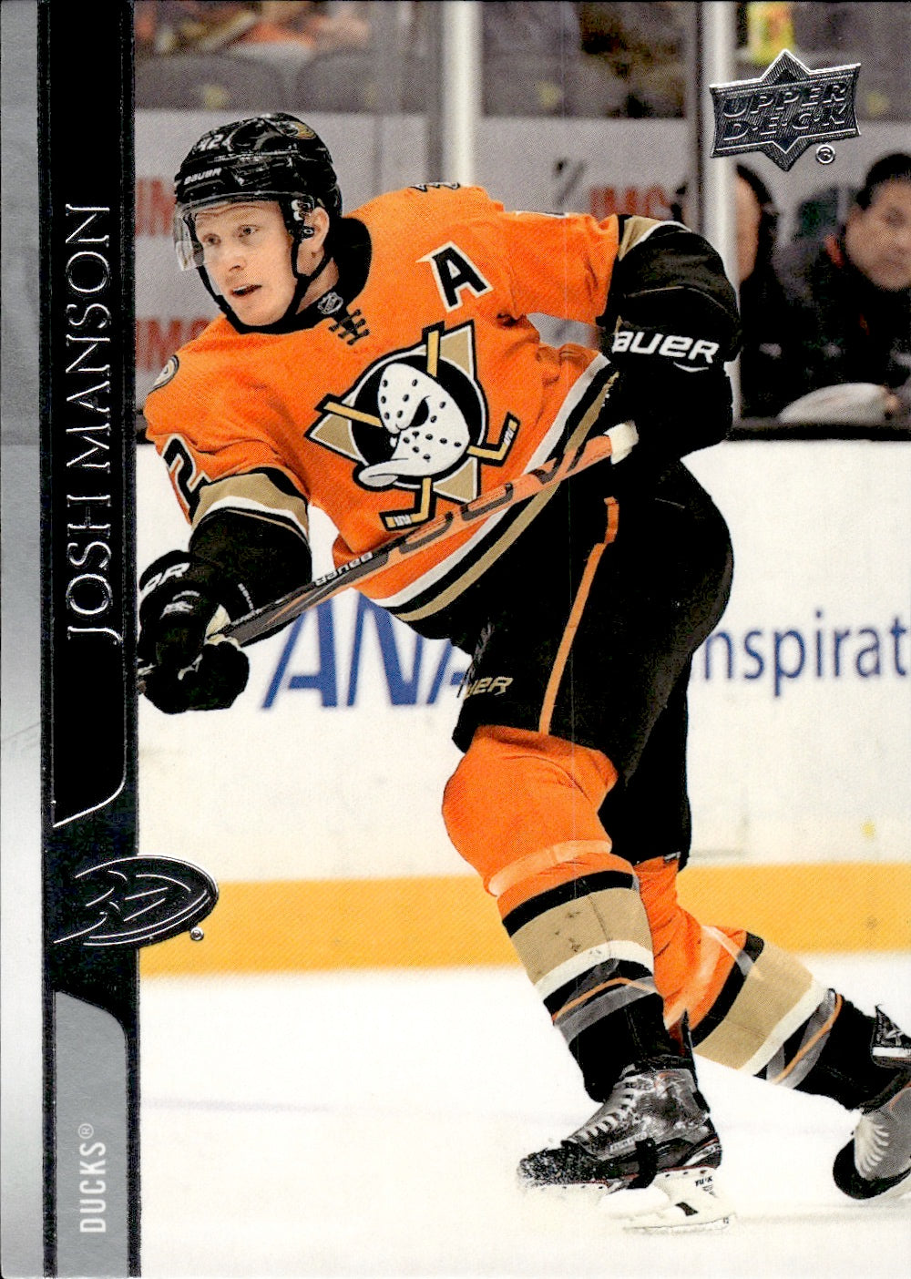 2020-21 Upper Deck Series 1 Hockey #4 Josh Manson - Anaheim Ducks