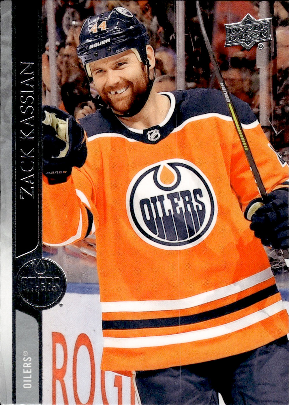 2020-21 Upper Deck Series 1 Hockey #70 Zack Kassian - Edmonton Oilers