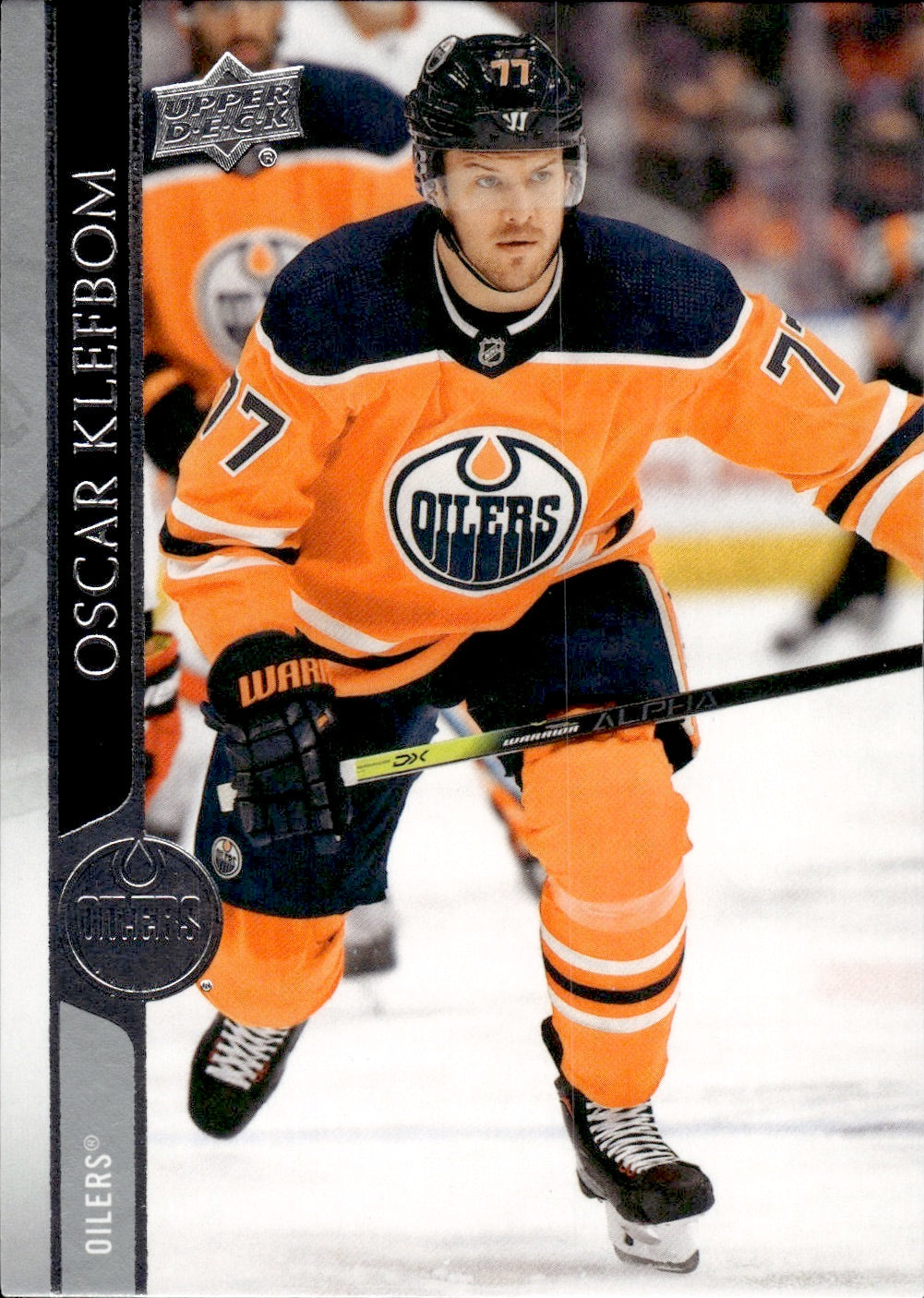 2020-21 Upper Deck Series 1 Hockey #71 Oscar Klefbom - Edmonton Oilers