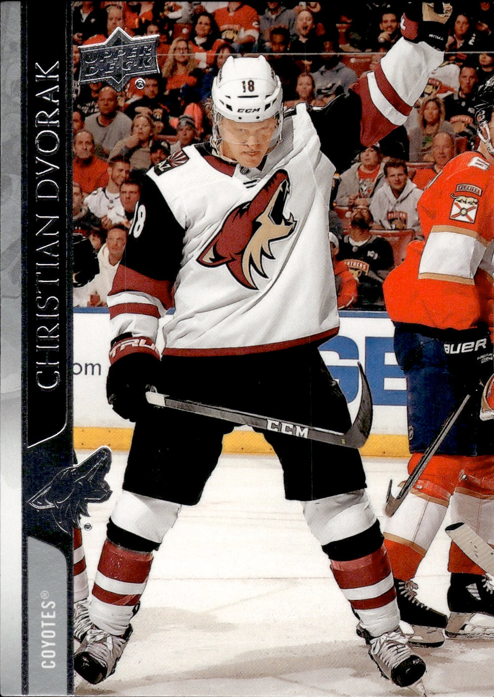 2020-21 Upper Deck Series 1 Hockey - Base  #8 Christian Dvorack - Arizona Coyotes