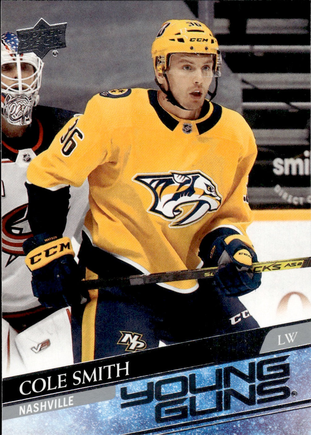 2020-21 Upper Deck Series 2 Hockey - Base - Young Guns #481 Cole Smith - Nashville Predators