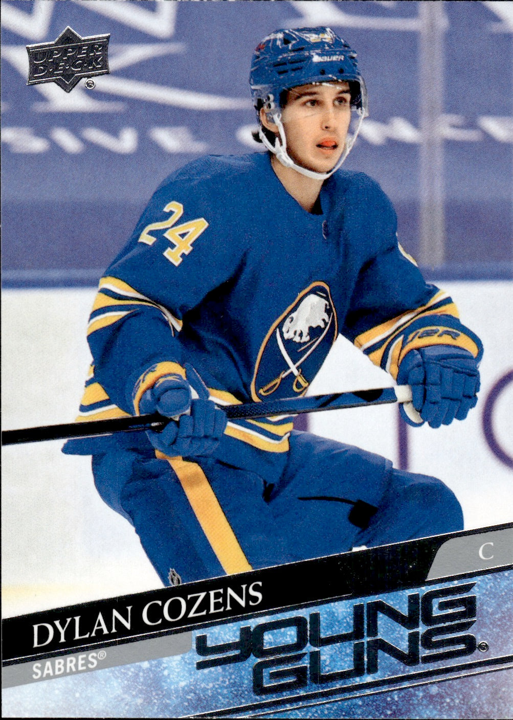 2020-21 Upper Deck Series 2 Hockey - Base - Young Guns #495 Dylan Cozens - Buffalo Sabres