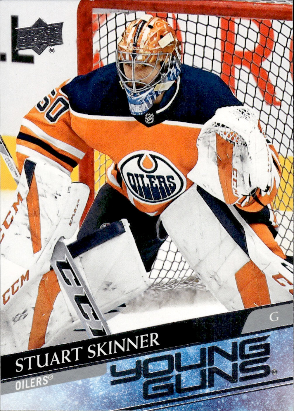 2020-21 Upper Deck Series 2 Hockey - Base - Young Guns #496 Stuart Skinner - Edmonton Oilers