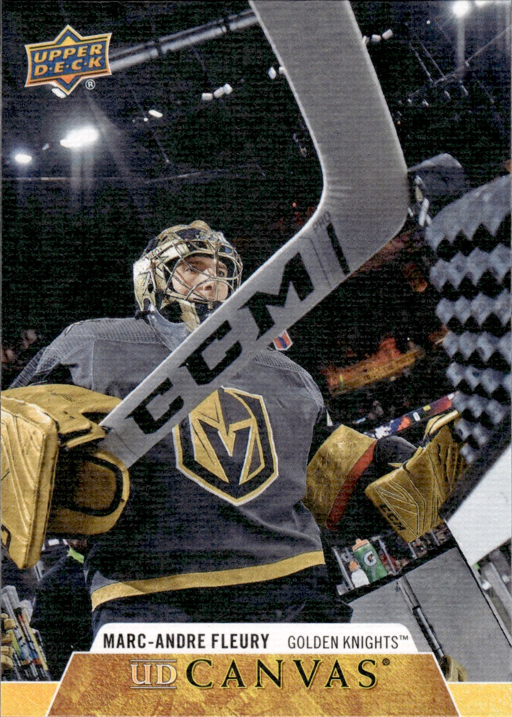 2020-21 Upper Deck Series 2 Hockey - UD Canvas #C81 Marc-Andre Fleury - Vegas golden Knights