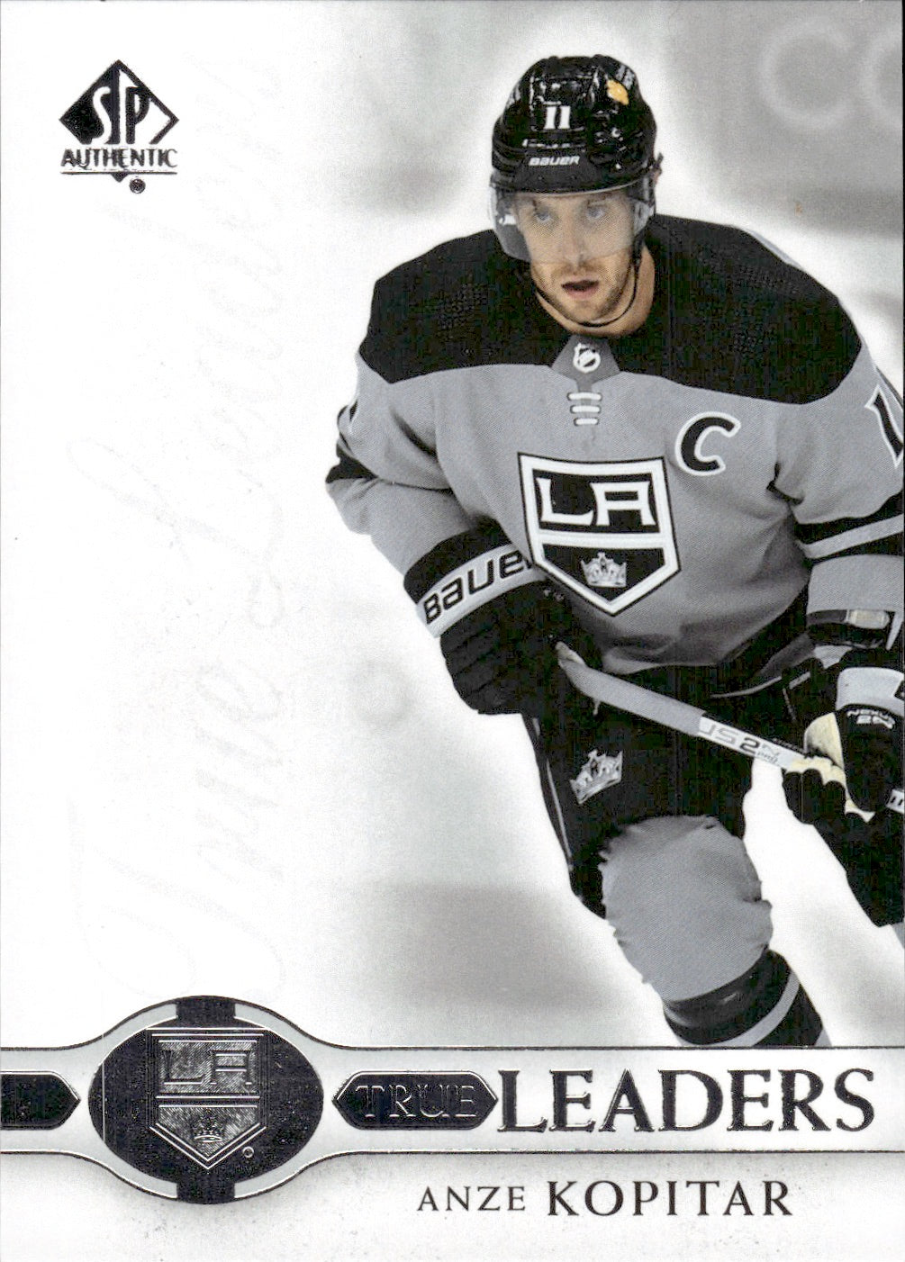 2020-21 Upper Deck Sp Authentic Hockey True Leaders #TL-AK Anze Kopitar - Los Angeles Kings