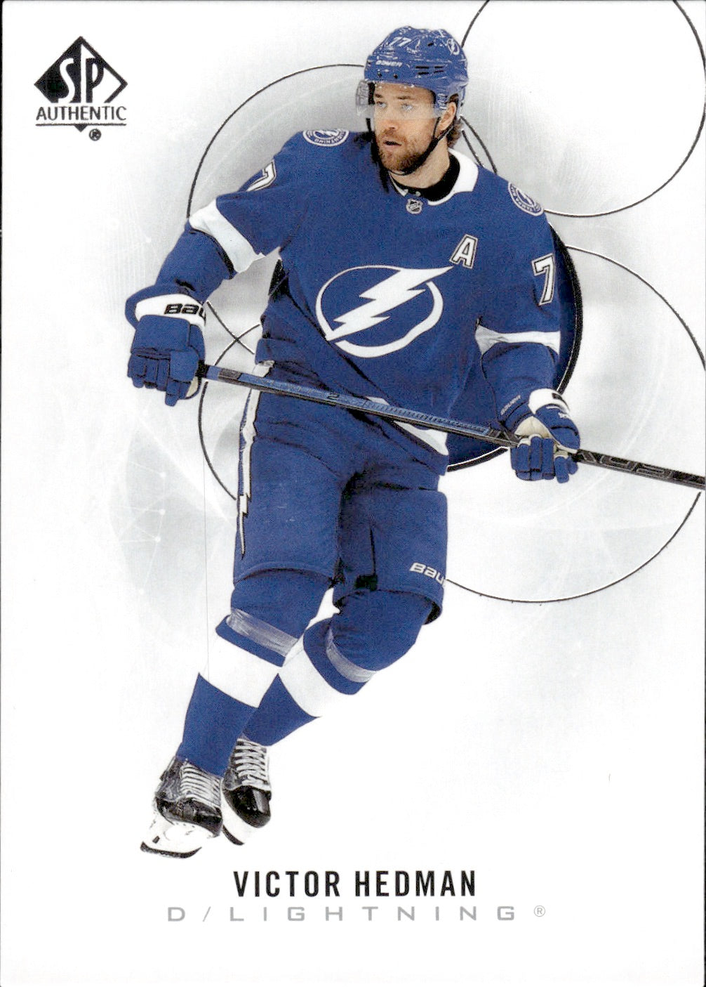 2020-21 Upper Deck Sp Authentic #	3 Victor Hedman - Tampa Bay Lightning