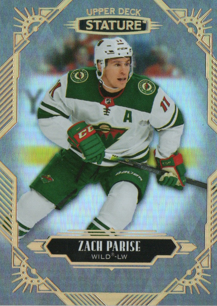 2020-21 Upper Deck Stature Hockey - Base #6 Zach Parise - Minnesota Wild