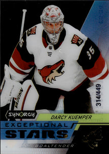 2020-21 Upper Deck Synergy Hockey - Exceptional Stars /449 #ES-34 Darcy Kuemper - Arizona Coyotes