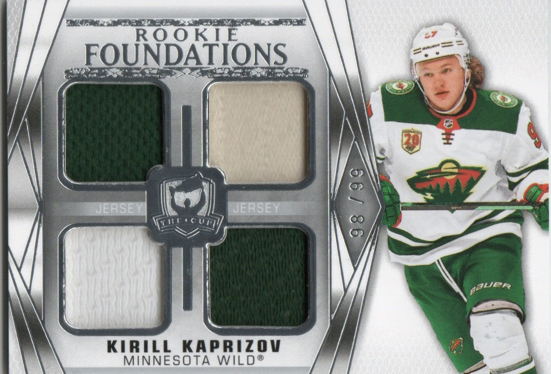 2020-21 Upper Deck The Cup Rookie Foundations /99 #F-KK Kirill Kaprizov - Minnasota Wild