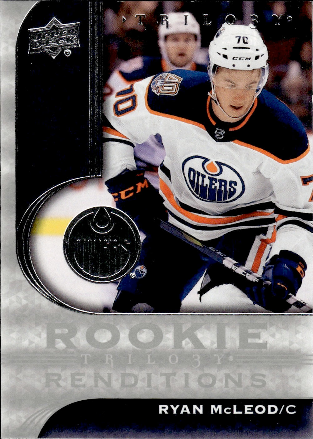 2020-21 Upper Deck Trilogy Hockey Rookie Renditions #RR-23 Ryan McLeod - Edmonton Oilers