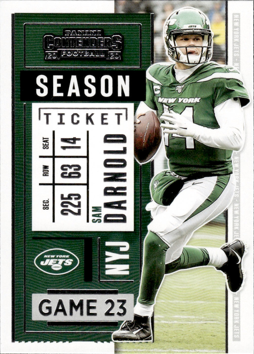 2020 Panini Contenders Football #32 Sam Darnold - New York Jets