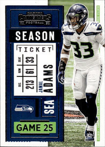 2020 Panini Contenders Football #34 Jamal Adams - Seattle Seahawks