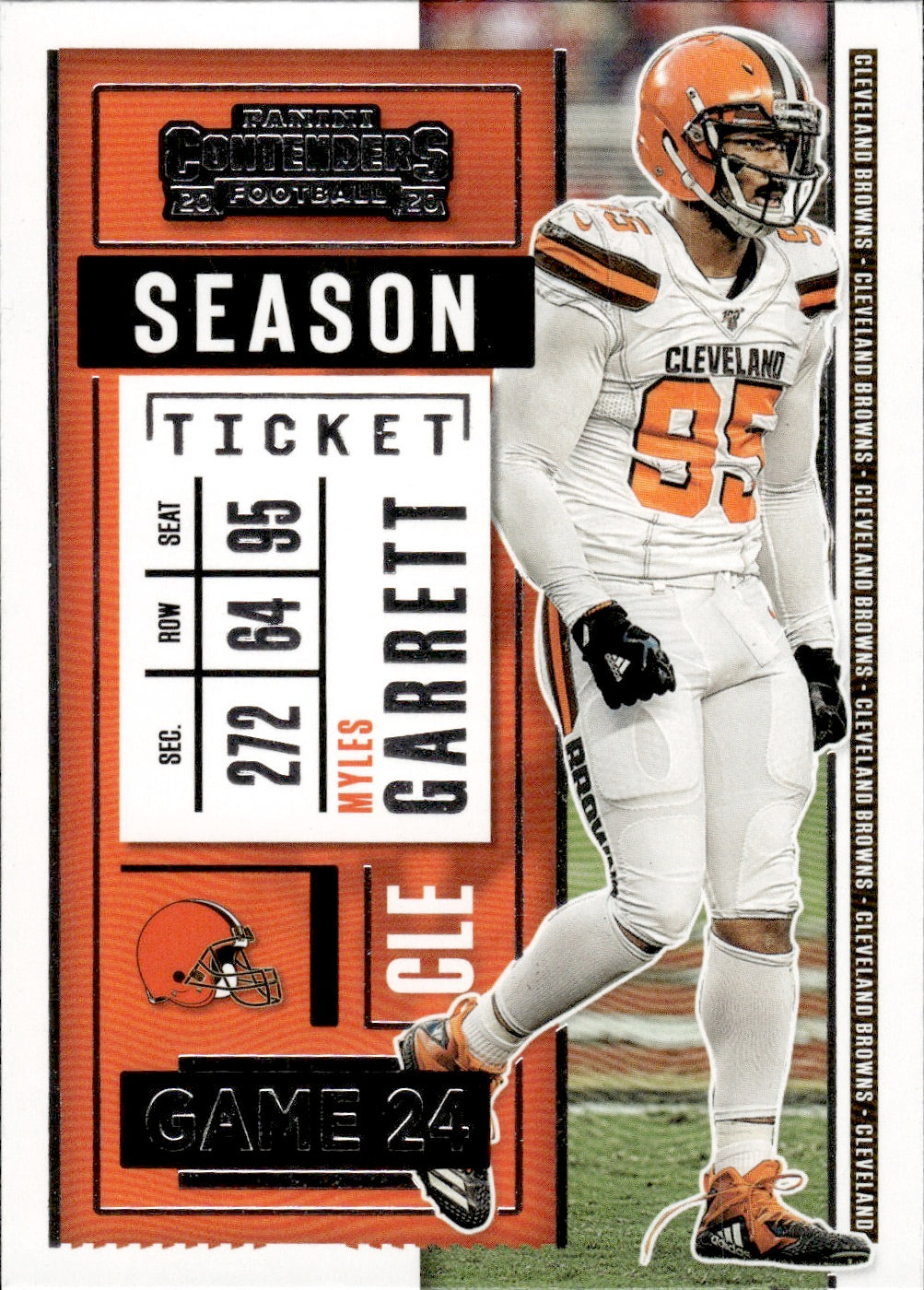 2020 Panini Contenders Football #80 Miles Garrett - Cleveland Browns