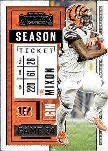 2020 Panini Contenders Football #85 Joe Mixon - Cincinnati Bengals