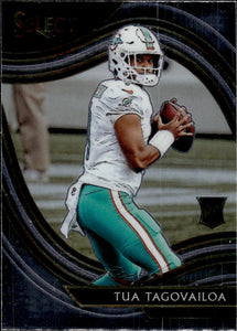 2020 Panini Select Football Field Level #345 Tua Tagovailoa - Miami Dolphins