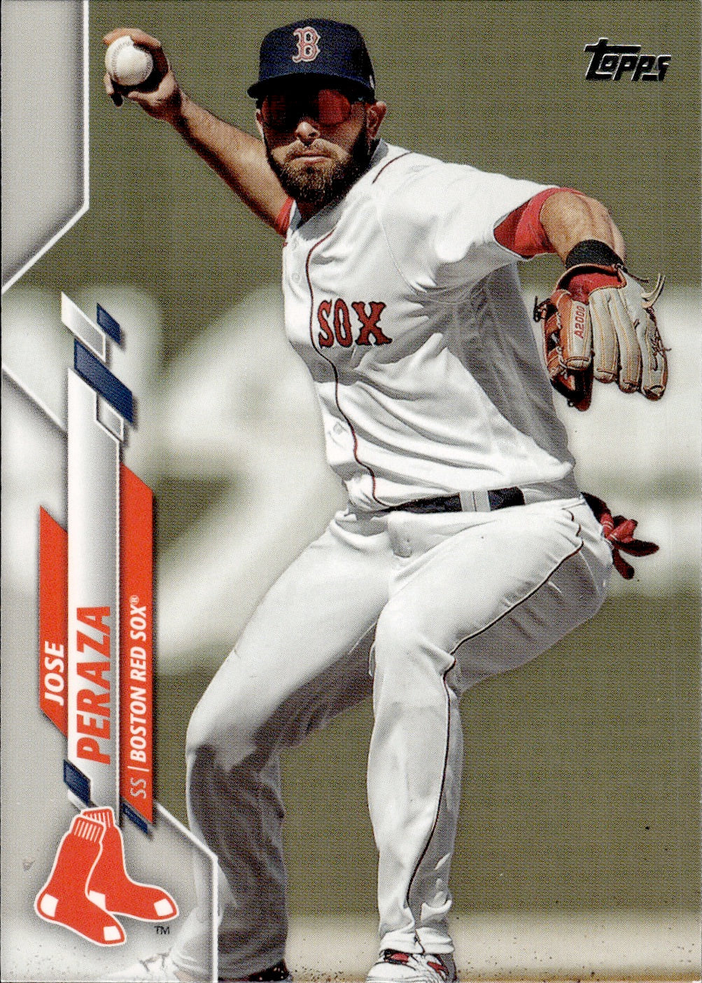 2020 Topps Update Series Baseball #U-47 Jose Peraza - Boston Red Sox