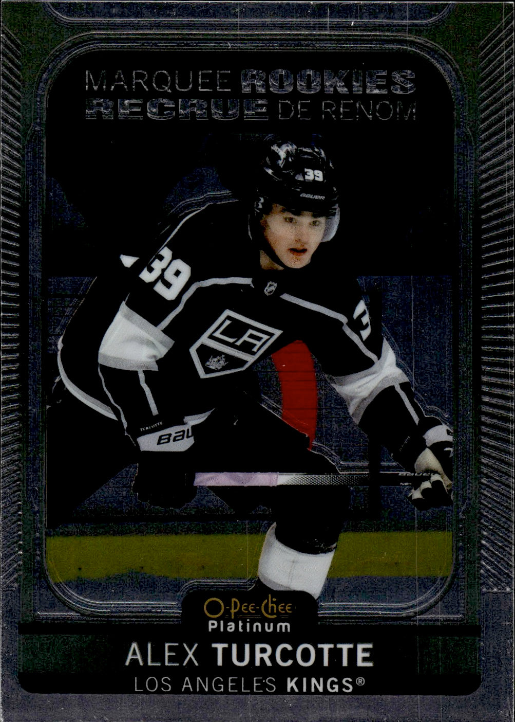 2021-22 Upper Deck O-Pee-Chee Platinum Hockey Marquee Rookies #276 Alex Turcotte - Los Angeles Kings