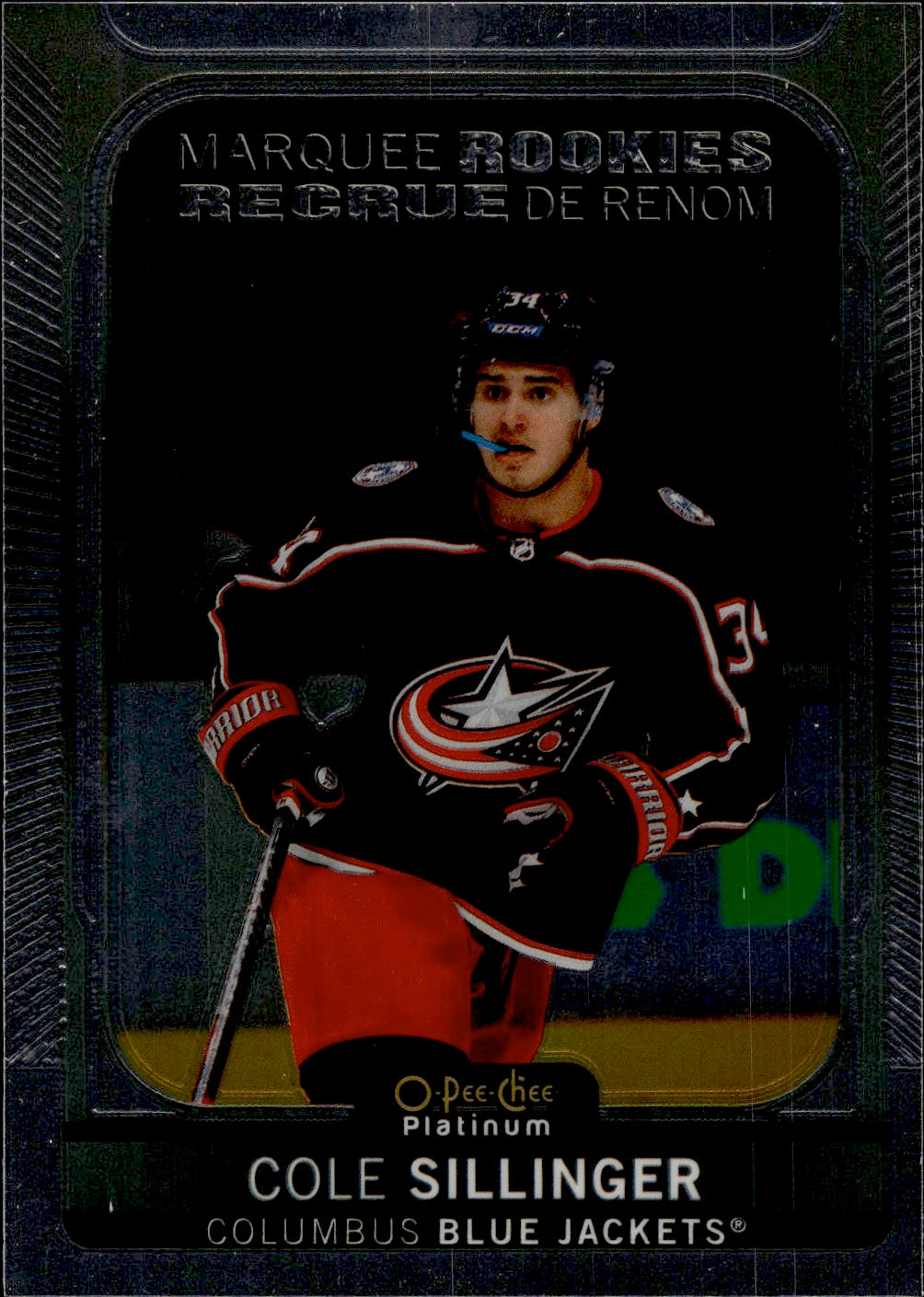 2021-22 Upper Deck O-Pee-Chee Platinum Hockey Marquee Rookies #285 Cole Sillinger - Columbus Blue Jackets