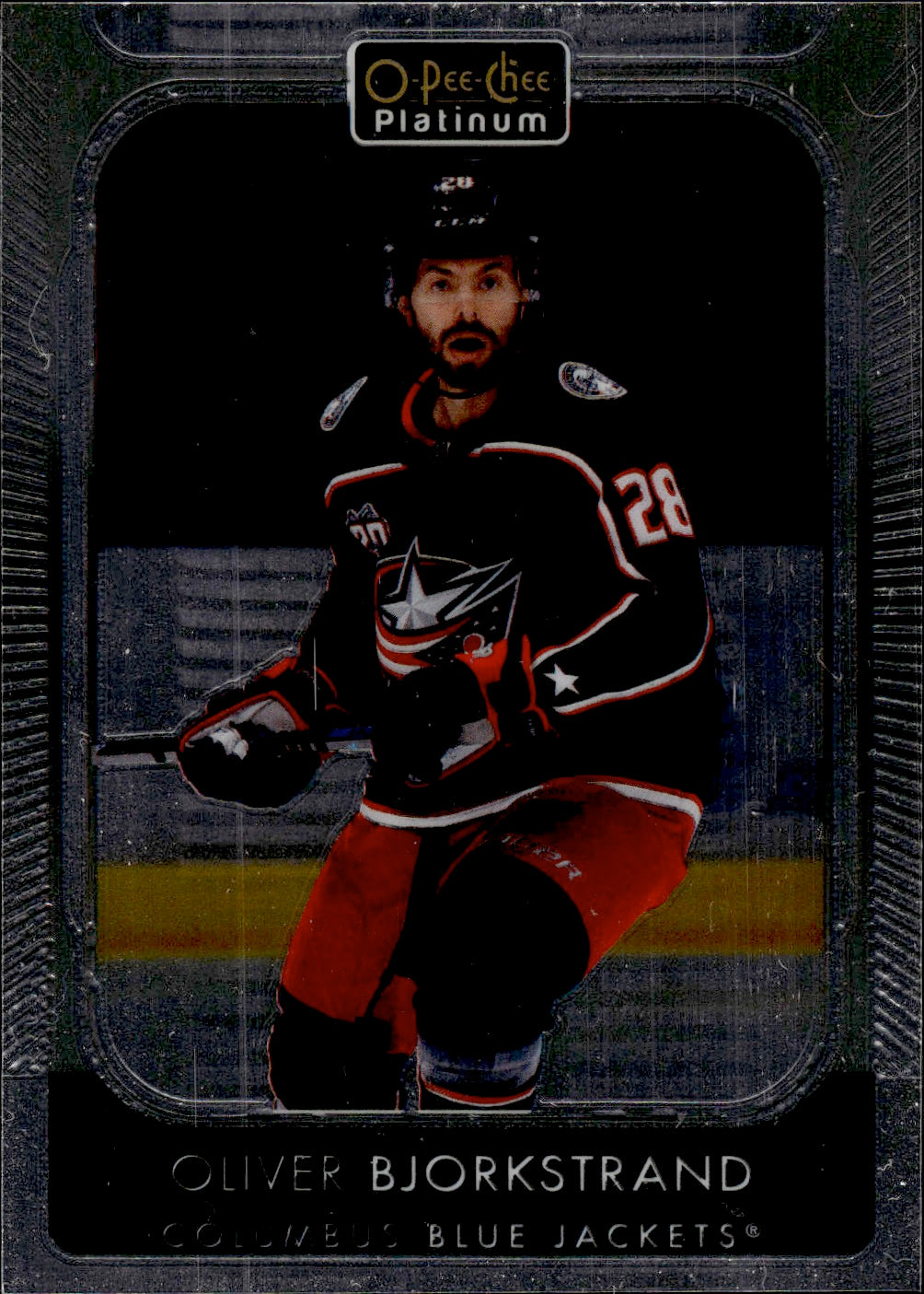 2021-22 Upper Deck O-Pee-Chee Platinum Hockey - Base #157 Oliver Bjorkstrand - Columbus Blue Jackets