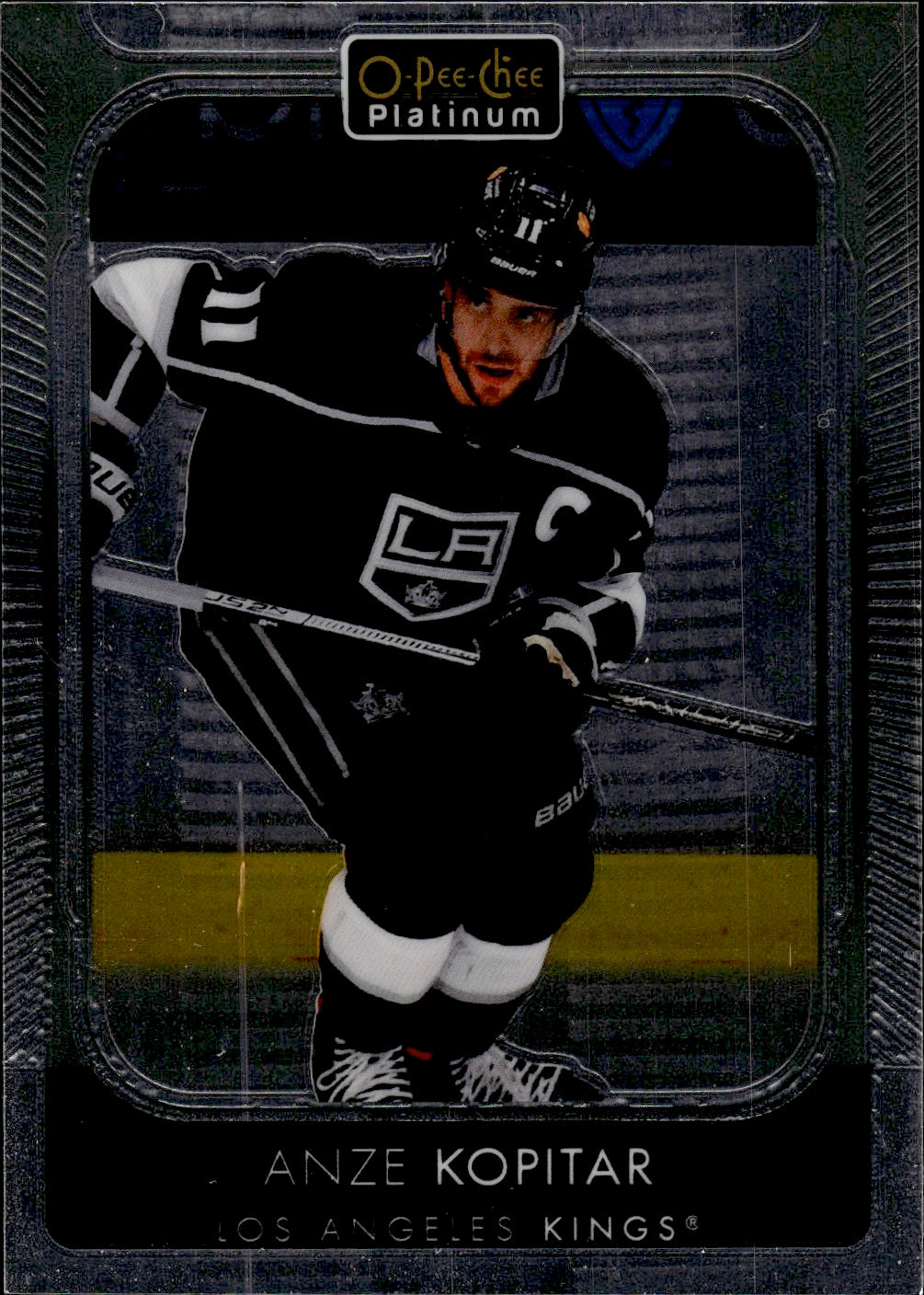 2021-22 Upper Deck O-Pee-Chee Platinum Hockey #197 Anze Kopitar - Los Angeles Kings