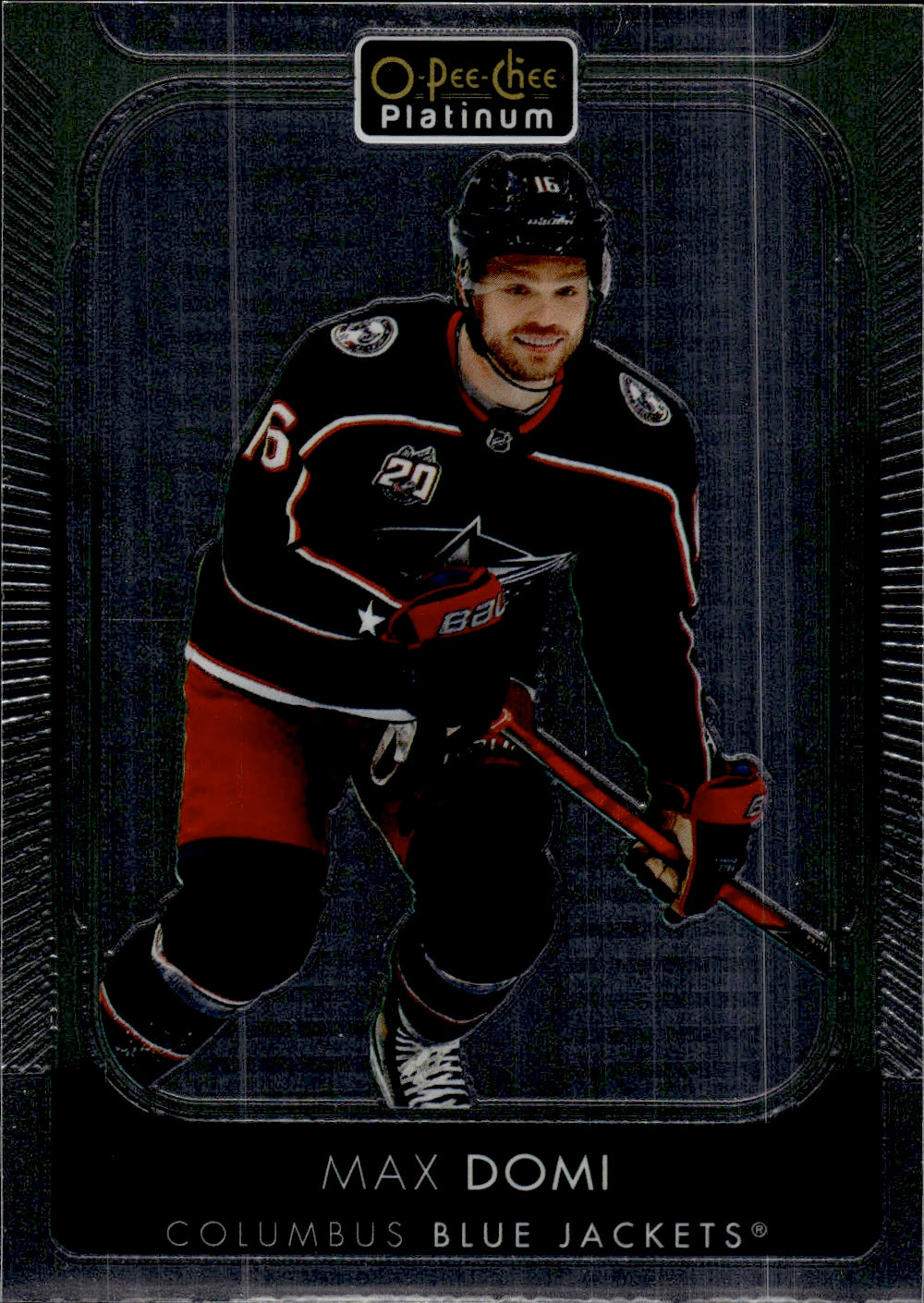 2021-22 Upper Deck O-Pee-Chee Platinum Hockey #56 Max Domi - Columbus Blue Jackets