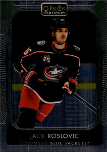 2021-22 Upper Deck O-Pee-Chee Platinum Hockey #89 Jack Roslovic - Columbus Blue Jackets