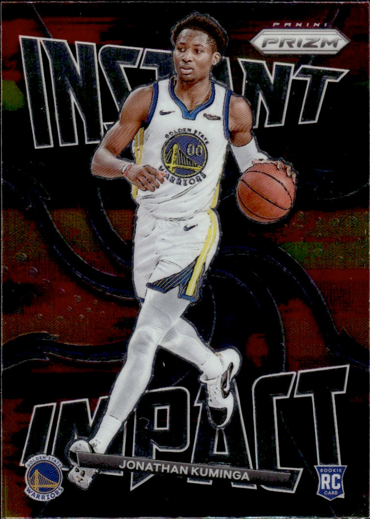 2021-22 Panini Prizm Basketball - Instant Impact #7 Jonathan Kuminga - Golden State Warriors