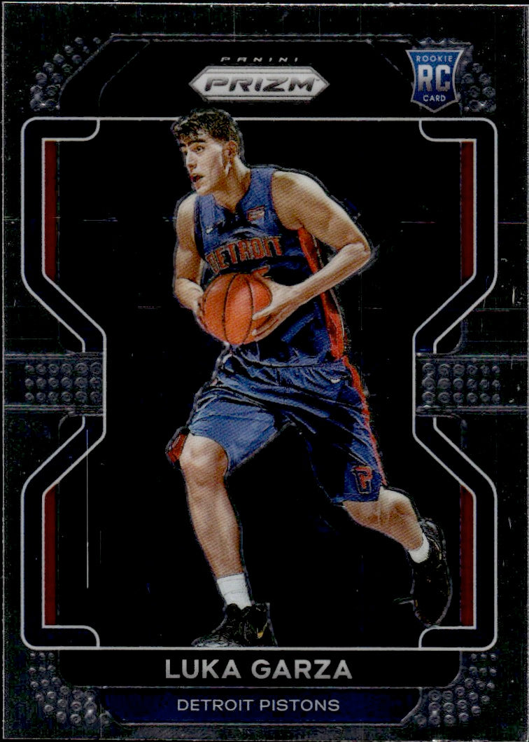 2021-22 Panini Prizm Basketball - Base - Rookie #303 Luka Garza - Detroit Pistons