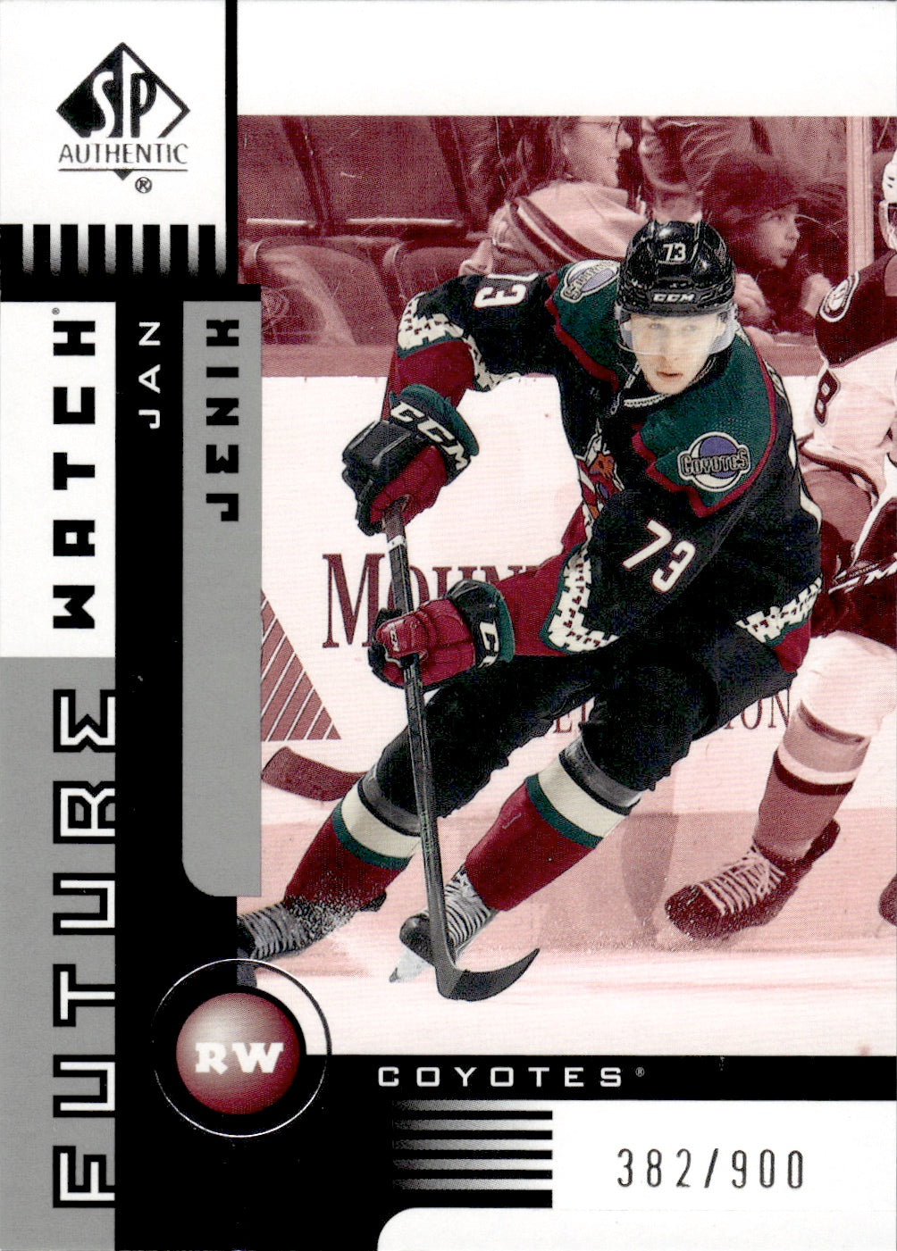 2021-22 SP Authentic Hockey - Future Watch #01FW-JJ jan Jenik - Arizona Coyotes