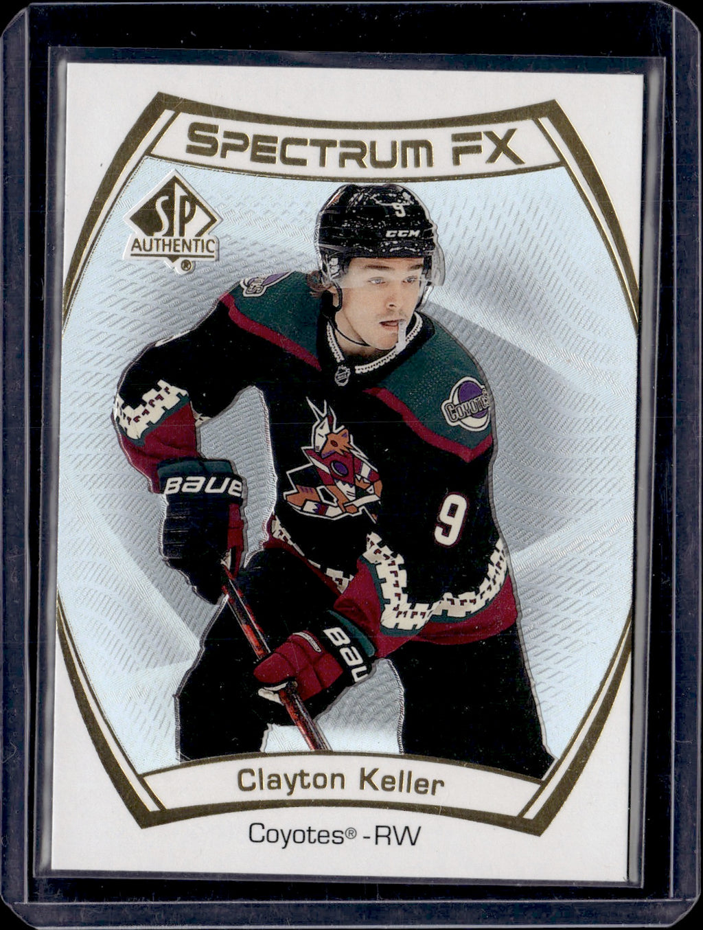 2021-22 SP Authentic Hockey - Spectrum FX #S-28 Clayton Keller - Arizona Coyotes