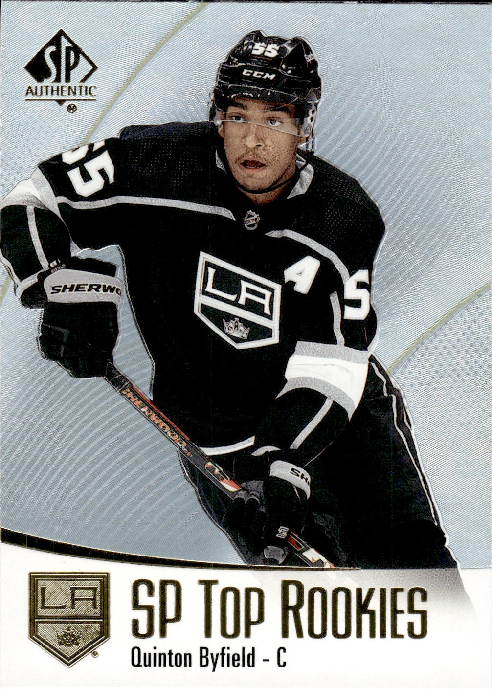 2021-22 SP Authentic Hockey - Top Rookies #TR-17 Quinton Byfield - Los Angeles Kings