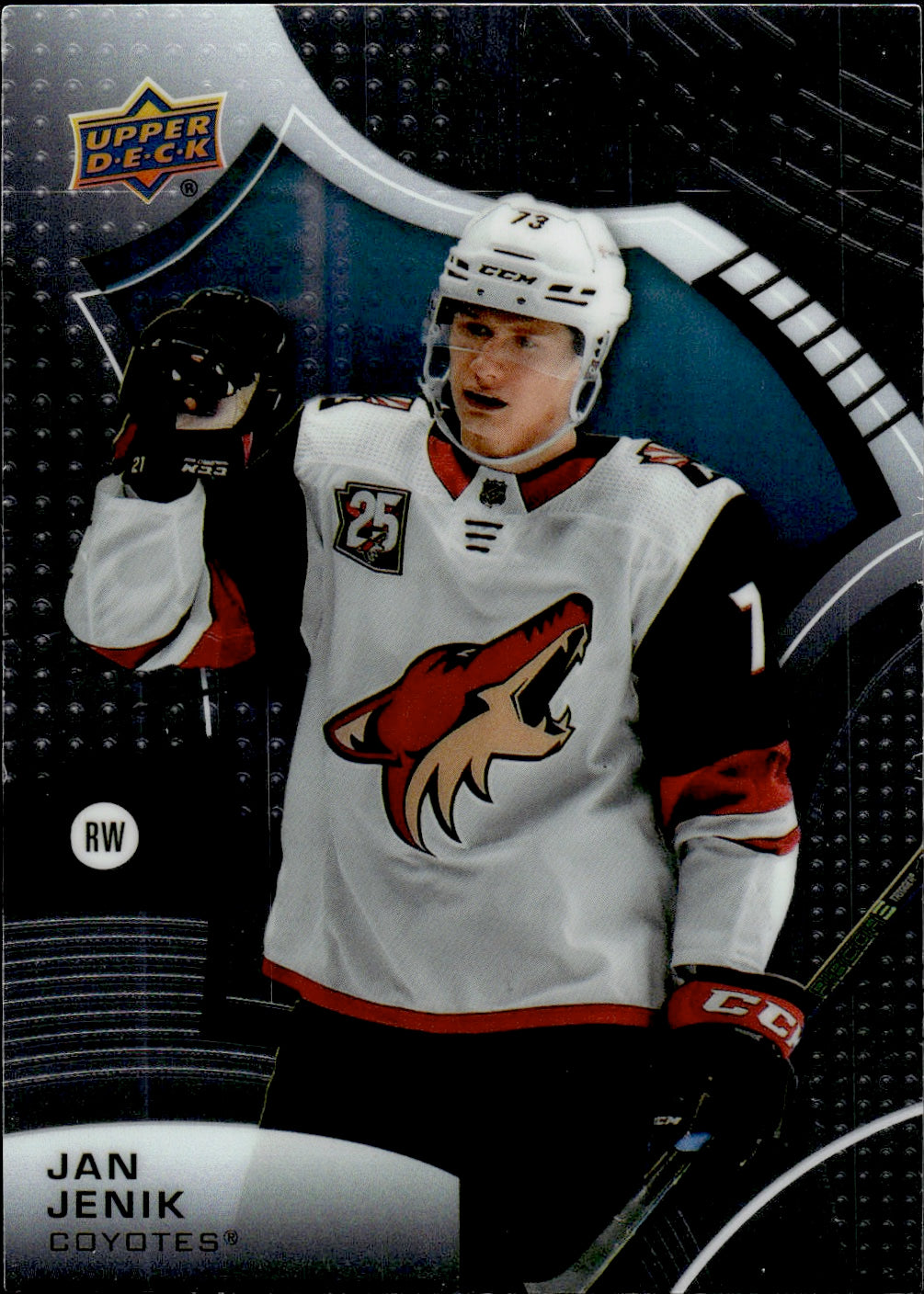 2021-22 Upper Deck Allure Hockey Base Rookie #140 Jan Jenik - Arizona Coyotes