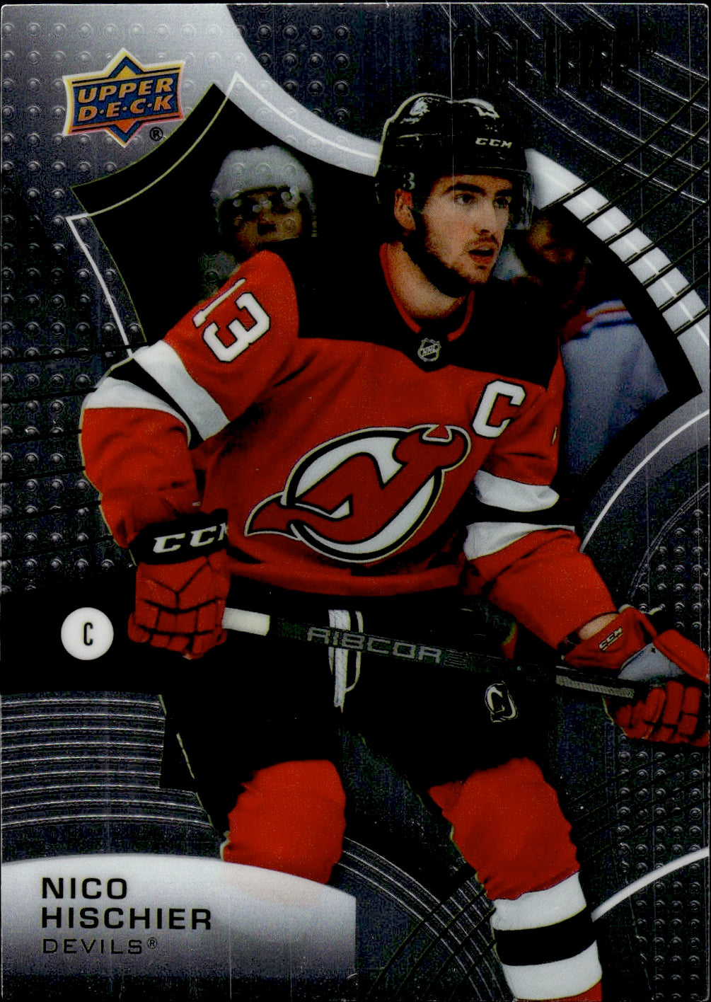 2021-22 Upper Deck Allure Hockey Base #53 Nico Hischier - New Jersey Devils