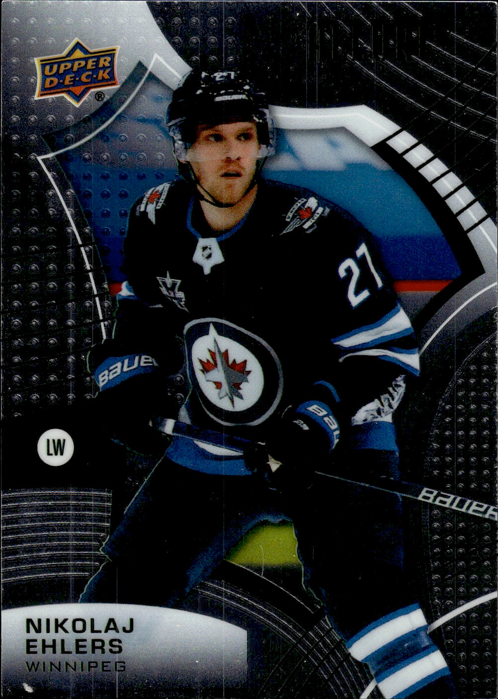 2021-22 Upper Deck Allure Hockey Base #91 Nikolaj Ehlers - Winnipeg Jets