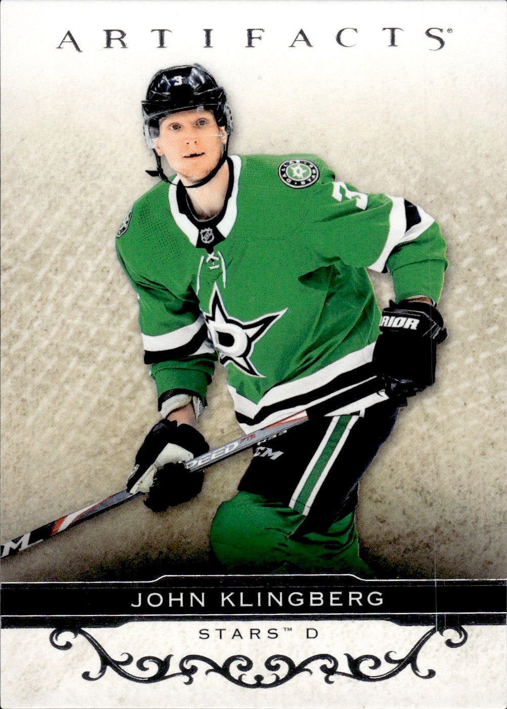 2021-22 Upper Deck Artifacts Hockey Base #16 John Klingberg - Dallas Stars