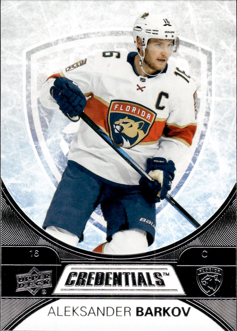 2021-22 Upper Deck Credentials Hockey - Base # 43 Aleksander Barkov - Florida Panthers