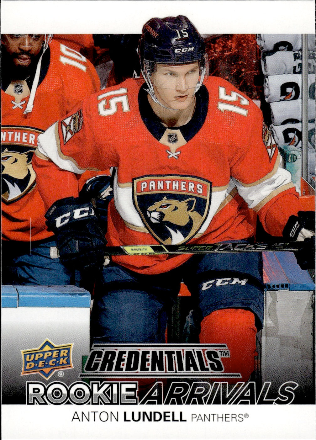 2021-22 Upper Deck Credentials Hockey - Rookie Arrivals #RA-11 Anton Lundell - Florida Panthers