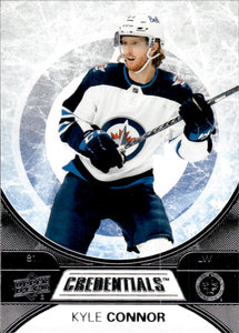 2021-22 Upper Deck Credentials Hockey #21 Kyle Connor - Winnipeg Jets