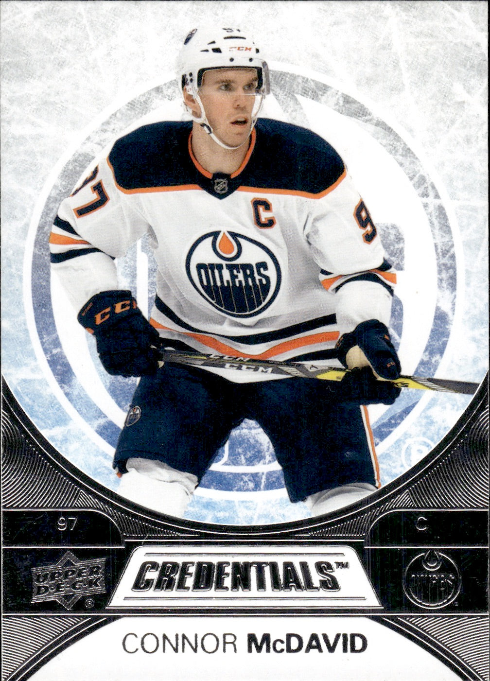 2021-22 Upper Deck Credentials Hockey Base #1 Connor McDavid - Edmonton Oilers