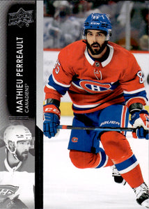 2021-22 Upper Deck Extended Series Hockey Base #586 Mathieu Perreault - Montreal Canadiens