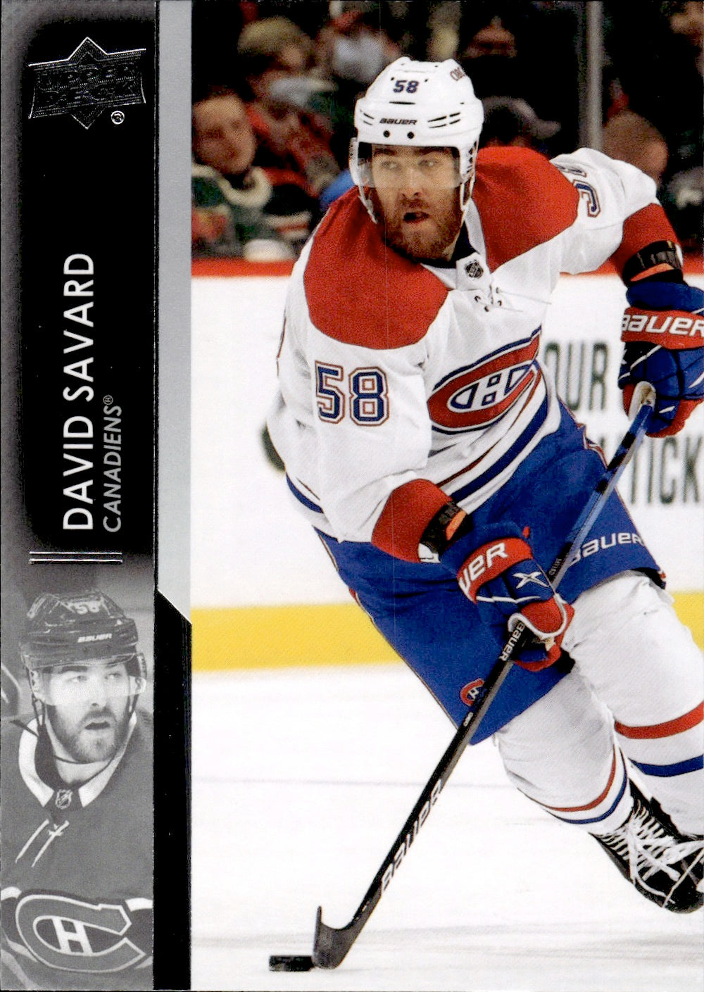 2021-22 Upper Deck Extended Series Hockey Base #587 David Savard - Montreal Canadiens